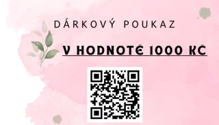 DIGITÁLNÍ dárkový poukaz v hodnotě 1000 Kč
