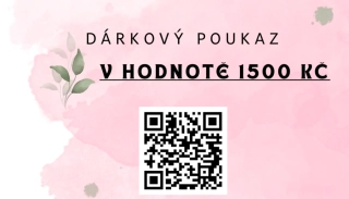 DIGITÁLNÍ dárkový poukaz v hodnotě 1500 Kč